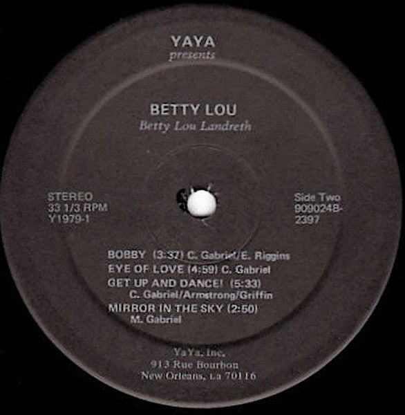 Betty Lou Landreth : Betty Lou (LP, Album)