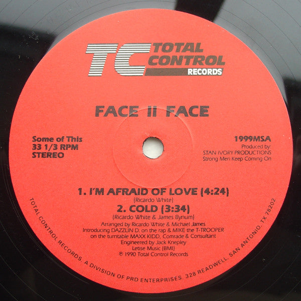 Face II Face (2) : I'm Afraid Of Love / Cold (12")