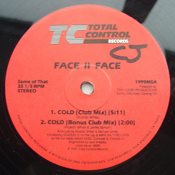 Face II Face (2) : I'm Afraid Of Love / Cold (12")