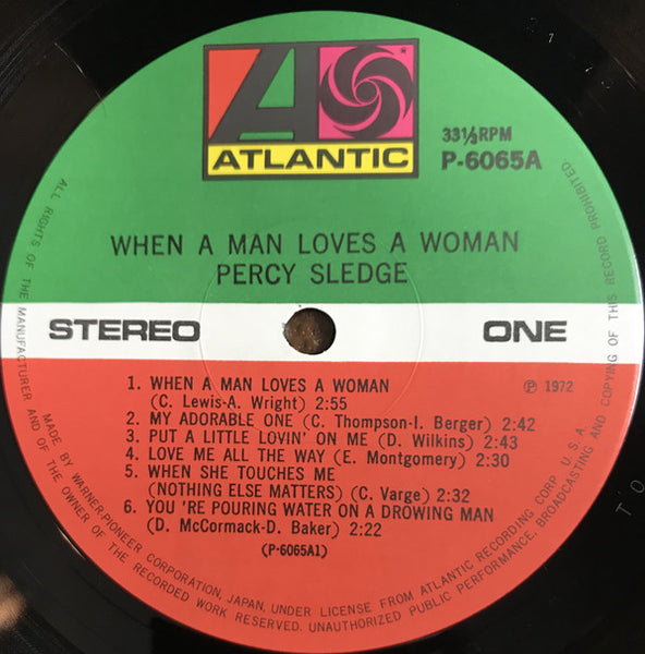 Percy Sledge : When A Man Loves A Woman (LP, Album)