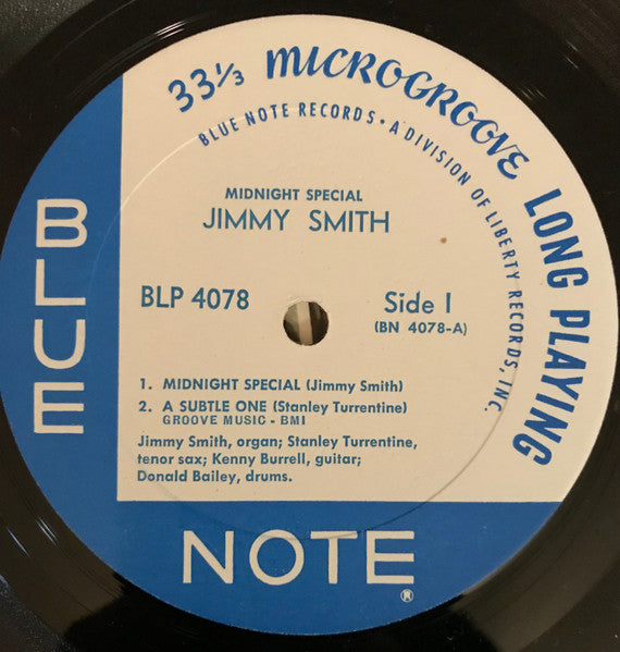 The Incredible Jimmy Smith* : Midnight Special (LP, Album, Mono, RE)
