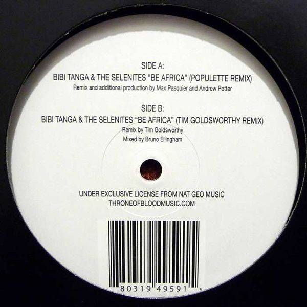 Bibi Tanga & The Selenites : Be Africa (12")