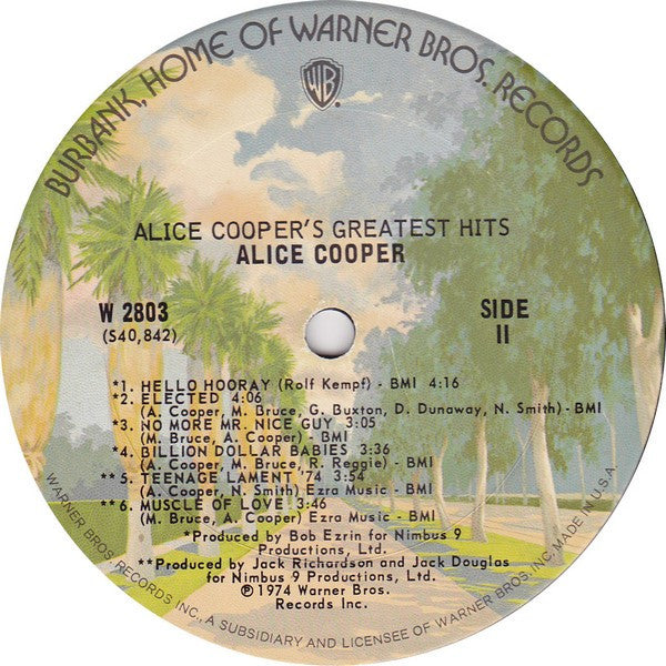 Alice Cooper : Alice Cooper's Greatest Hits (LP, Comp)