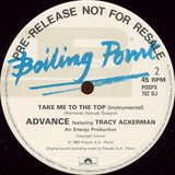 Advance Featuring Tracy Ackerman : Take Me To The Top (Remix) (12", Promo)
