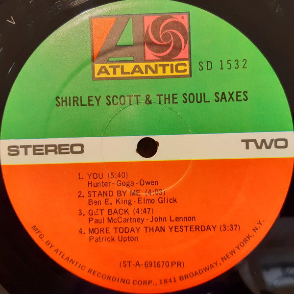 Shirley Scott & The Soul Saxes : Shirley Scott & The Soul Saxes (LP, PR)