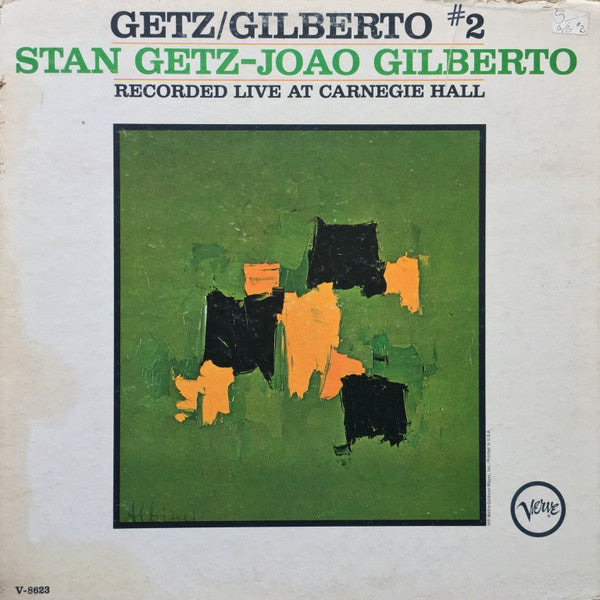 Stan Getz – Joao Gilberto* : Getz / Gilberto #2 (Recorded Live At Carnegie Hall) (LP, Album, Mono, RP, MGM)
