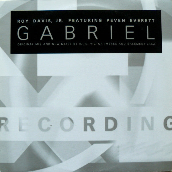 Roy Davis Jr. Featuring Peven Everett : Gabriel (12")