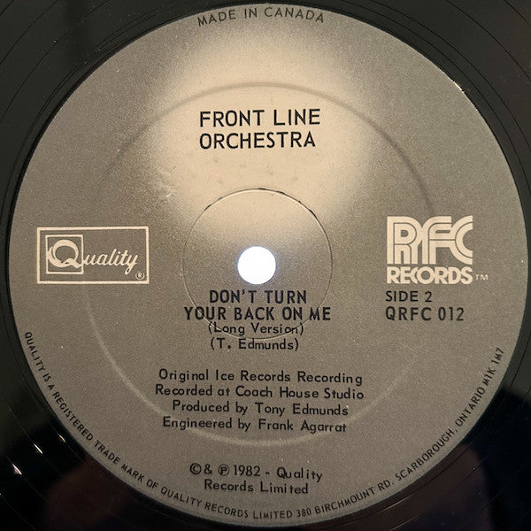 Front Line Orchestra* : Don't Turn Your Back On Me (12")