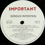 Serious Intention : You Don't Know (12")
