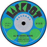 Twinkle Brothers : You Can Do It Too / All My Enemies Beware (7")