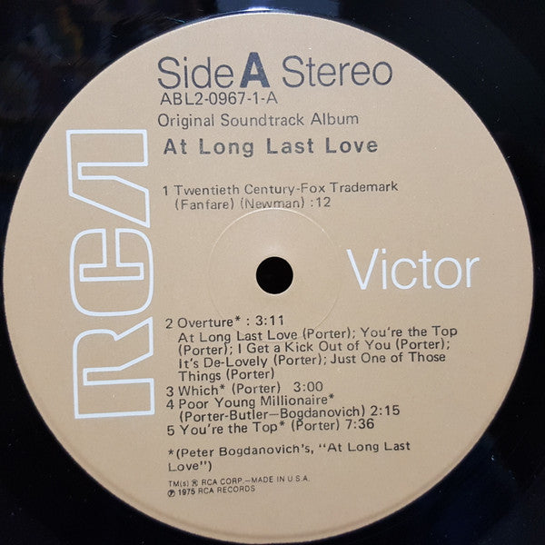 Various : At Long Last Love (2xLP, Album)