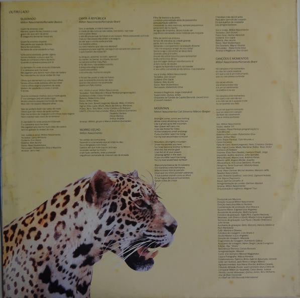 Milton Nascimento : Yauaretê (LP, Album, Gat)