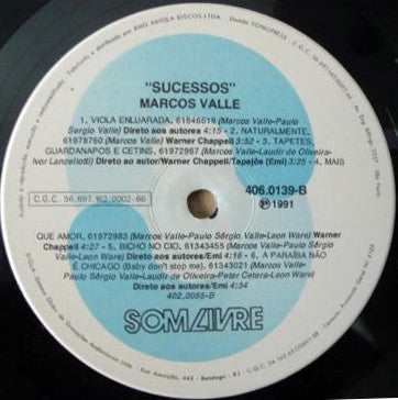 Marcos Valle : Sucessos (LP, Comp)