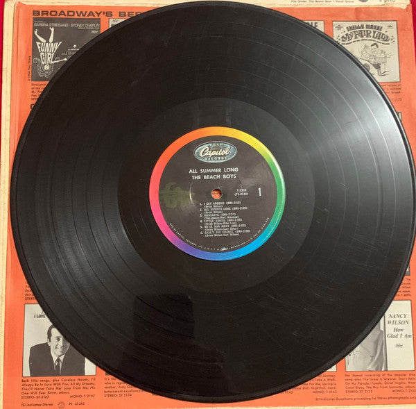 The Beach Boys : All Summer Long (LP, Album, Mono)