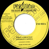 Lacksley Castell : What A Great Day (7", RE, RP, Yel)