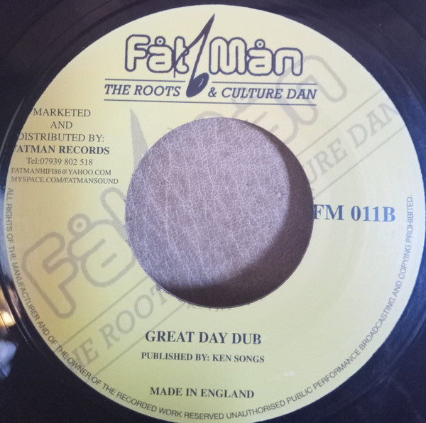 Lacksley Castell : What A Great Day (7", RE, RP, Yel)