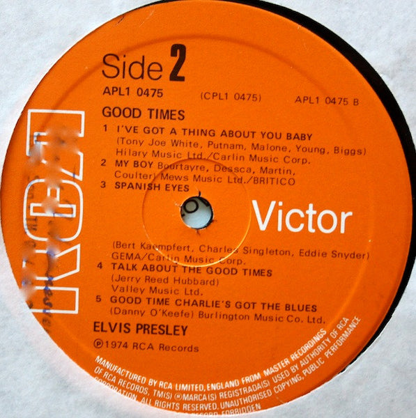 Elvis* : Good Times (LP, Album)