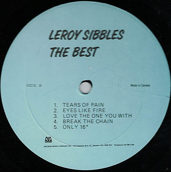 Leroy Sibbles : The Best (LP, Album)