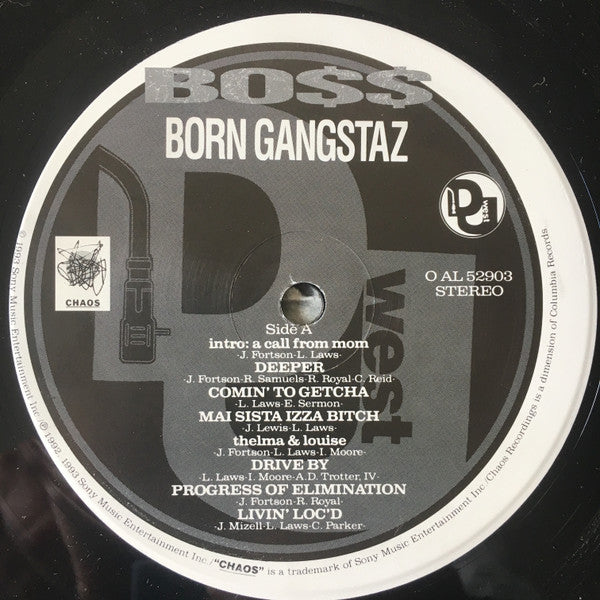 Boss (3) : Born Gangstaz (LP, Album)