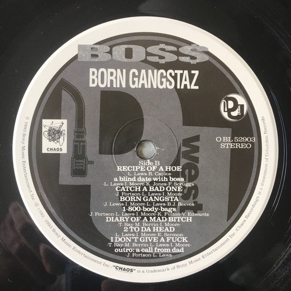Boss (3) : Born Gangstaz (LP, Album)