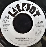 Johnny Clarke / King Tubby & The Aggrovators : African People (7", Single, RE)