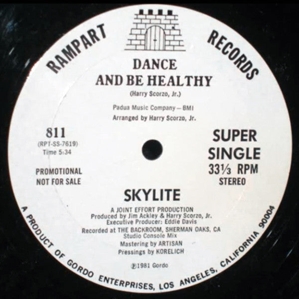 Skylite : The Na Na Song (Land Of 1000 Dances) (12", Promo)