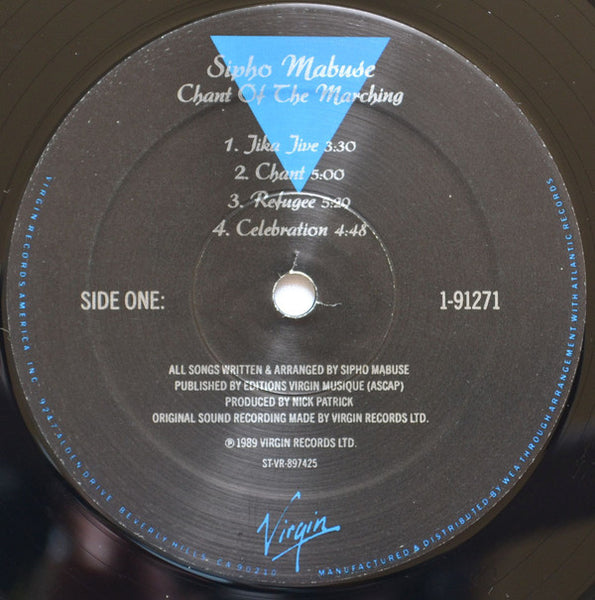 Sipho Mabuse : Chant Of The Marching (LP, Album)