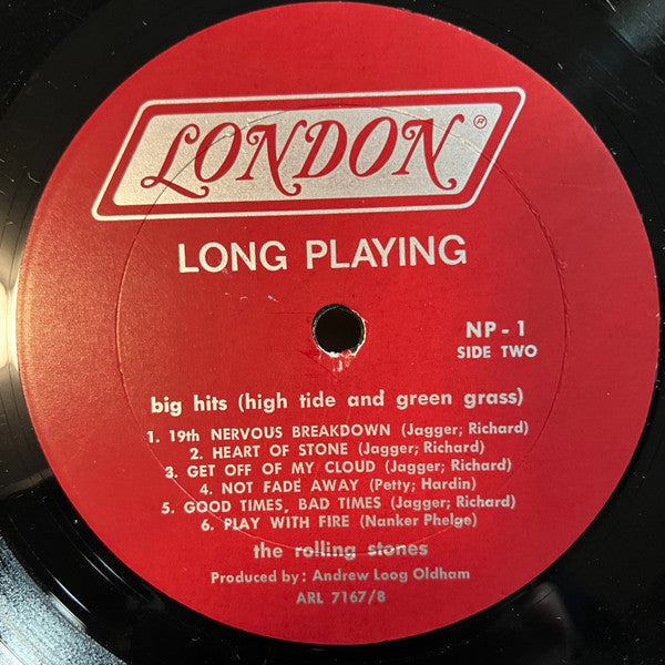 The Rolling Stones : Big Hits (High Tide And Green Grass) (LP, Comp, Mono)