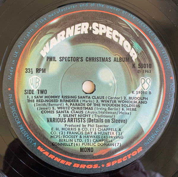 Various : Phil Spector's Christmas Album (LP, Album, Mono, RE)