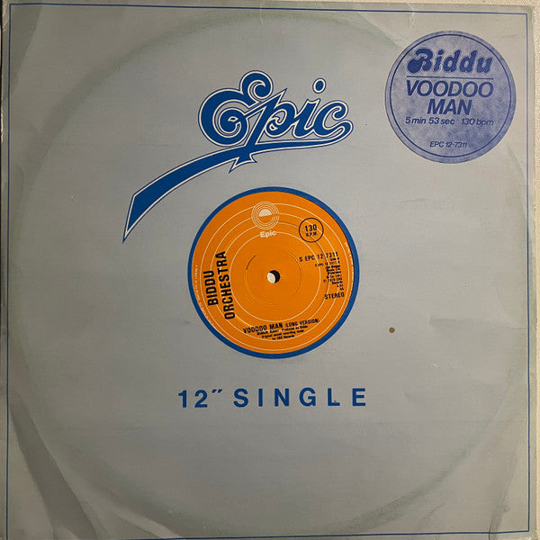 Biddu Orchestra : Voodoo Man (12", Single)