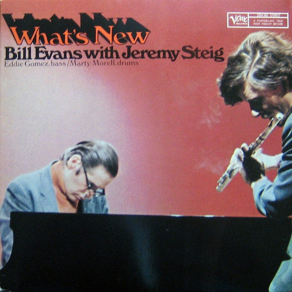 Bill Evans & Jeremy Steig : What's New (LP, Album, RE, RP)