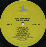 Bill Summers & Summers Heat : On Sunshine (LP, Album)
