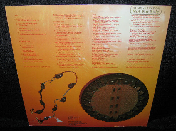 Bill Summers & Summers Heat : On Sunshine (LP, Album)