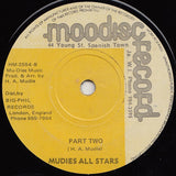 The Eternals (2) / Mudies All Stars : Push Me In The Corner / Part Two (7", Single, RE)