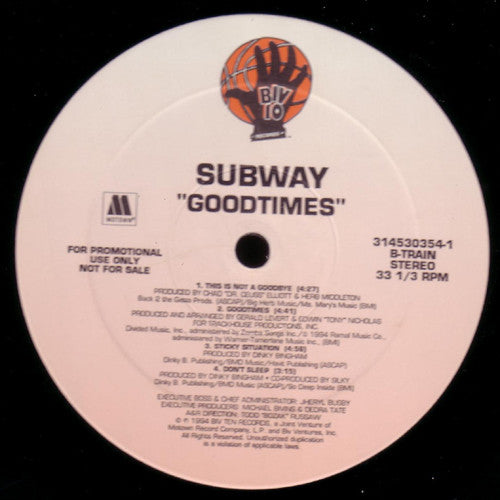 Subway (12) : Good Times (LP, Album, Promo)