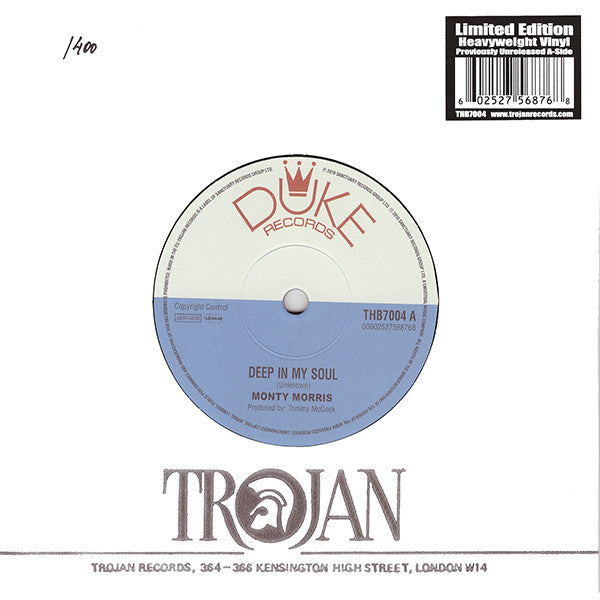 Monty Morris* / Tommy McCook : Deep In My Soul / Reggae To Jeggae (7", Ltd)