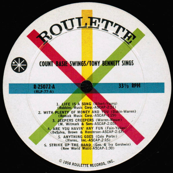 Basie* / Bennett* : Count Basie Swings / Tony Bennett Sings (LP, Album, Mono)