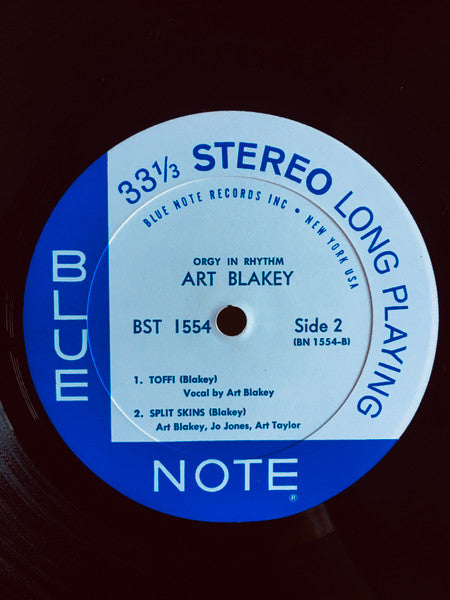 Art Blakey : Orgy In Rhythm - Volume One (LP, Album, RP)