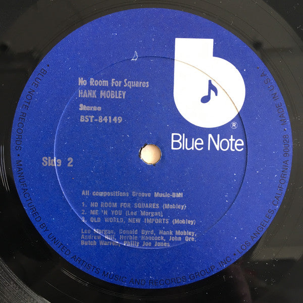 Hank Mobley : No Room For Squares (LP, Album, RE)