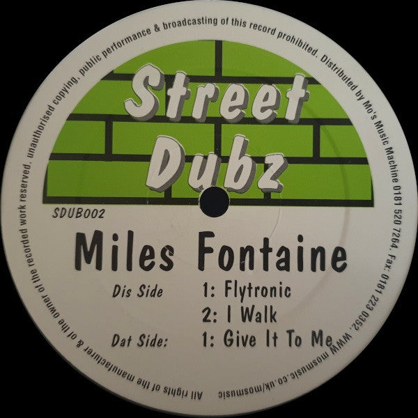 Miles Fontaine : Give It To Me (12")