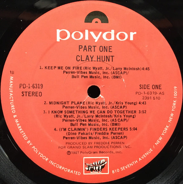 Clay Hunt : Part One (LP, Album)