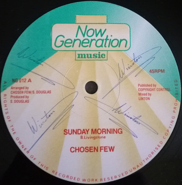 The Chosen Few : Sunday Morning (12", Single)