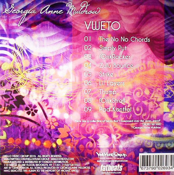 Georgia Anne Muldrow : Vweto (LP, Album, Ltd, Whi)