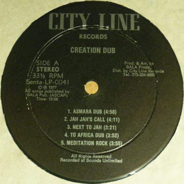 Bullwackies All Stars : Creation Dub (LP)