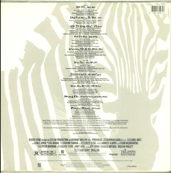 Various : Zebrahead (Soundtrack From The Original Motion Picture) (LP, Comp, Blu)