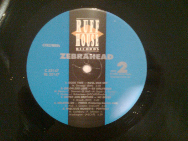 Various : Zebrahead (Soundtrack From The Original Motion Picture) (LP, Comp, Blu)