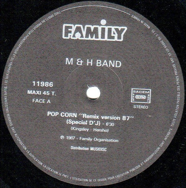 M & H Band : Pop Corn (12", Maxi)