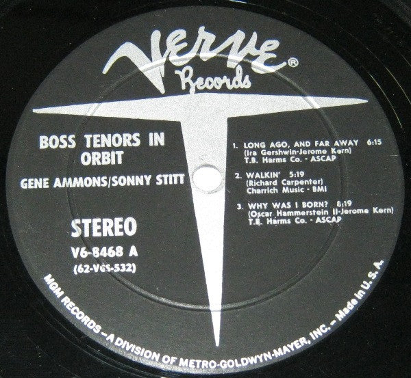 Gene Ammons & Sonny Stitt : Boss Tenors In Orbit! (LP, Album)