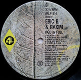 Eric B. & Rakim : Paid In Full (LP, Album)