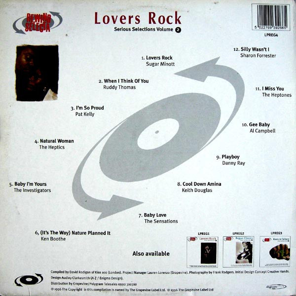 Various : Lovers Rock Serious Selections - Vol. 2 (LP, Comp)